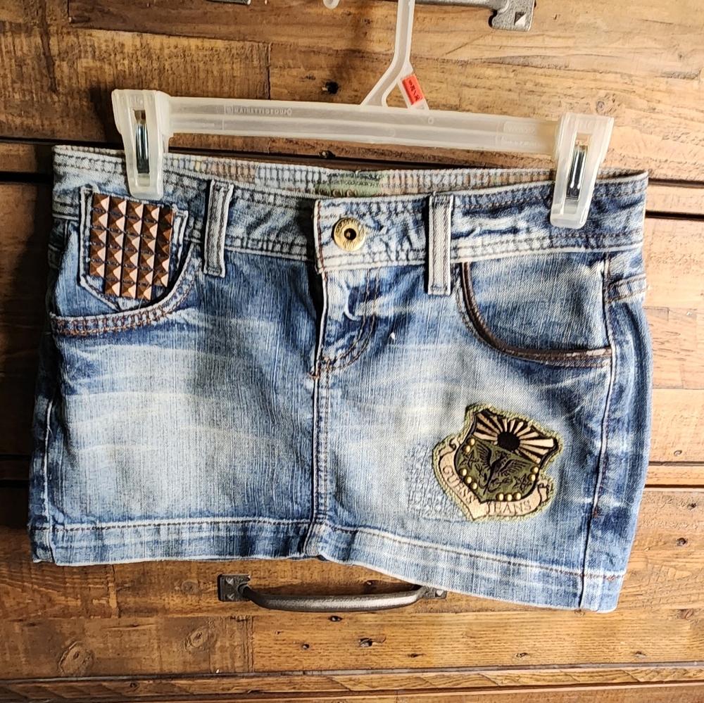 Guess mini skirt denim size 26